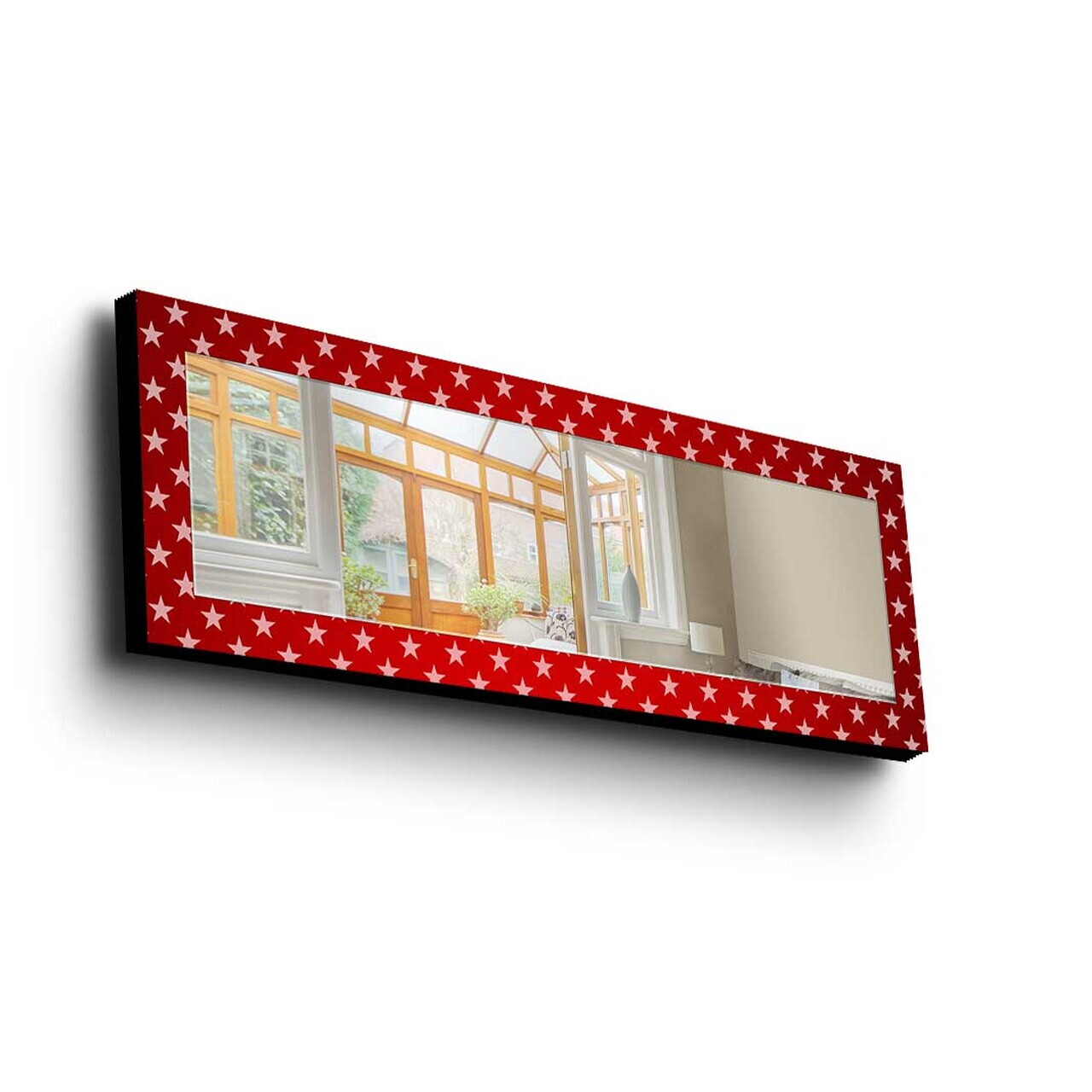 Oglinda decorativa, 40120MA-058, Cadru din lemn de pin (grosime: 27 mm), Multicolor — imaginea 3