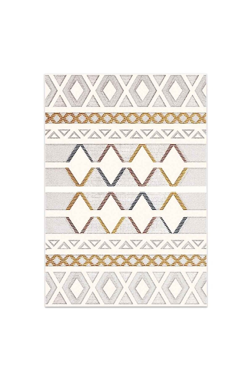 Covor, CLR-7360-HALI-14, 100x250 cm, Poliester, Multicolor — imaginea 2