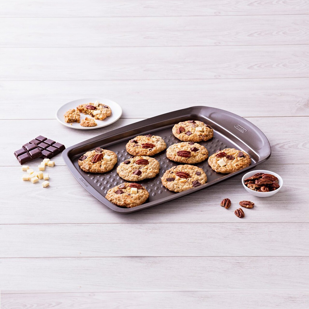 Tava de copt, otel carbon, 33x25cm, "Asimetria" - Pyrex - imagine 2