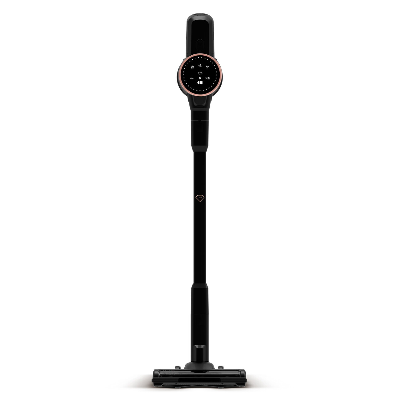 Aspirator vertical Fashion TV, Matte Black-Rose Gold, 250 W, 3 viteze, negru - imagine 2