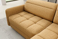 Coltar extensibil dreapta 3 locuri ELTAP, RT-45MAN, Barea, 208x160x100 cm, lemn/poliester, mustar