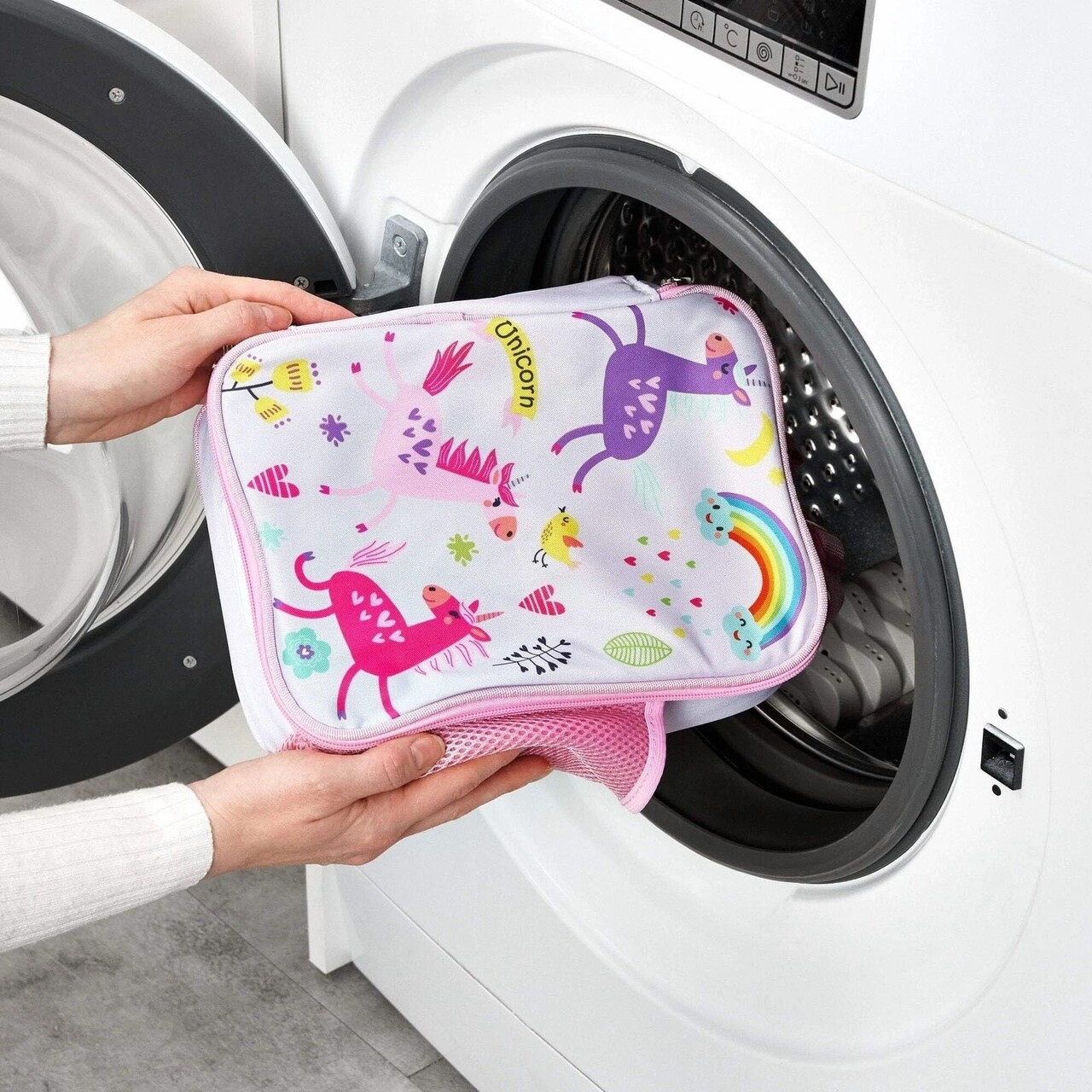 Geanta termoizolanta pentru pranz, 26,5 x 19,5 cm, Unicorns - Ion8 - view 9