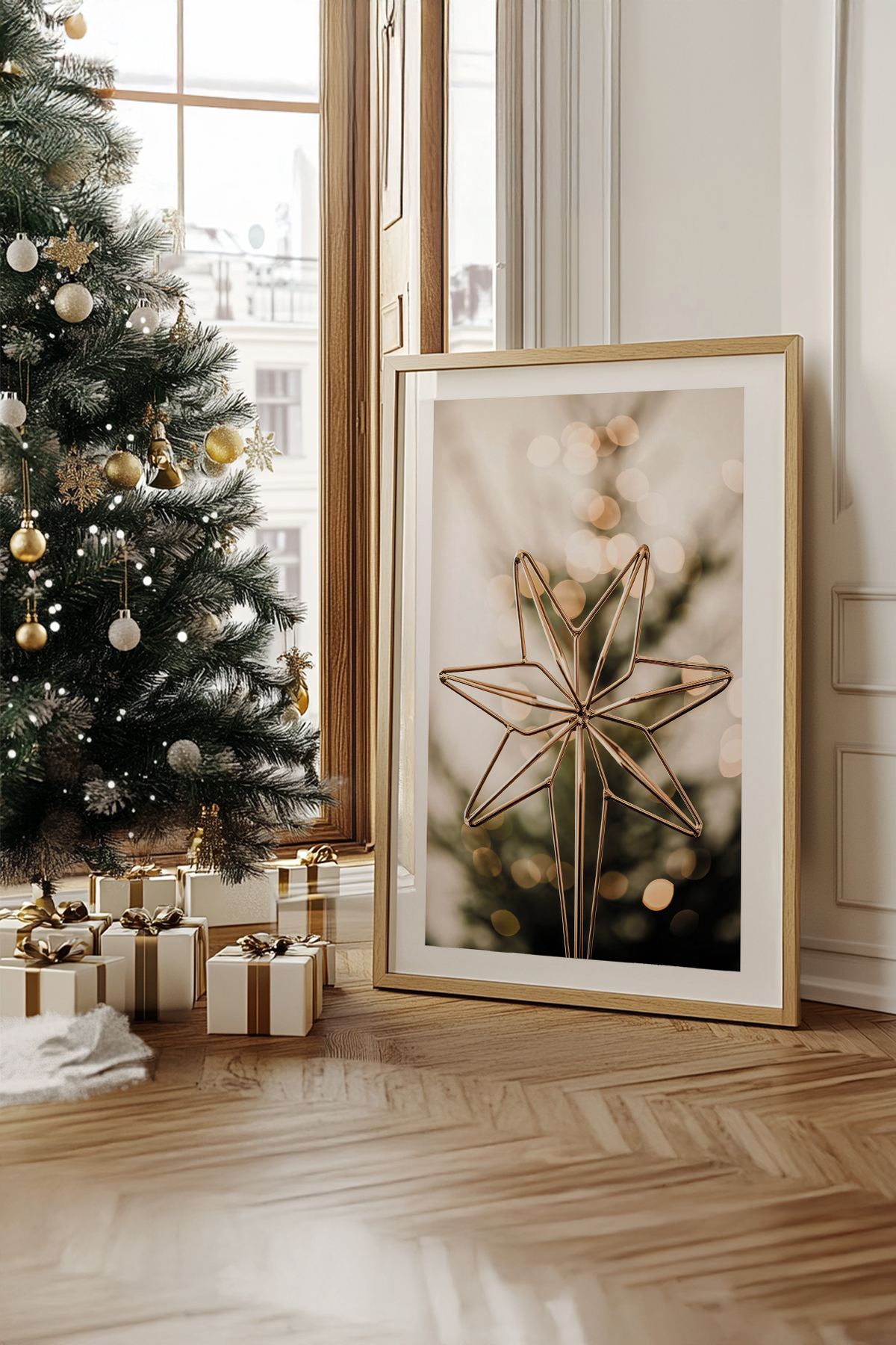 Tablou decorativ, Nwyearsngmdl10, MDF, Multicolor
