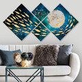 Set 4 tablouri decorative, 4MDF1613488855, MDF, Imprimat UV, Multicolor