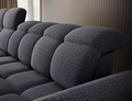 Coltar extensibil stanga 3 locuri ELTAP, Beneth, 301x185x115 cm, lemn/poliester, albastru