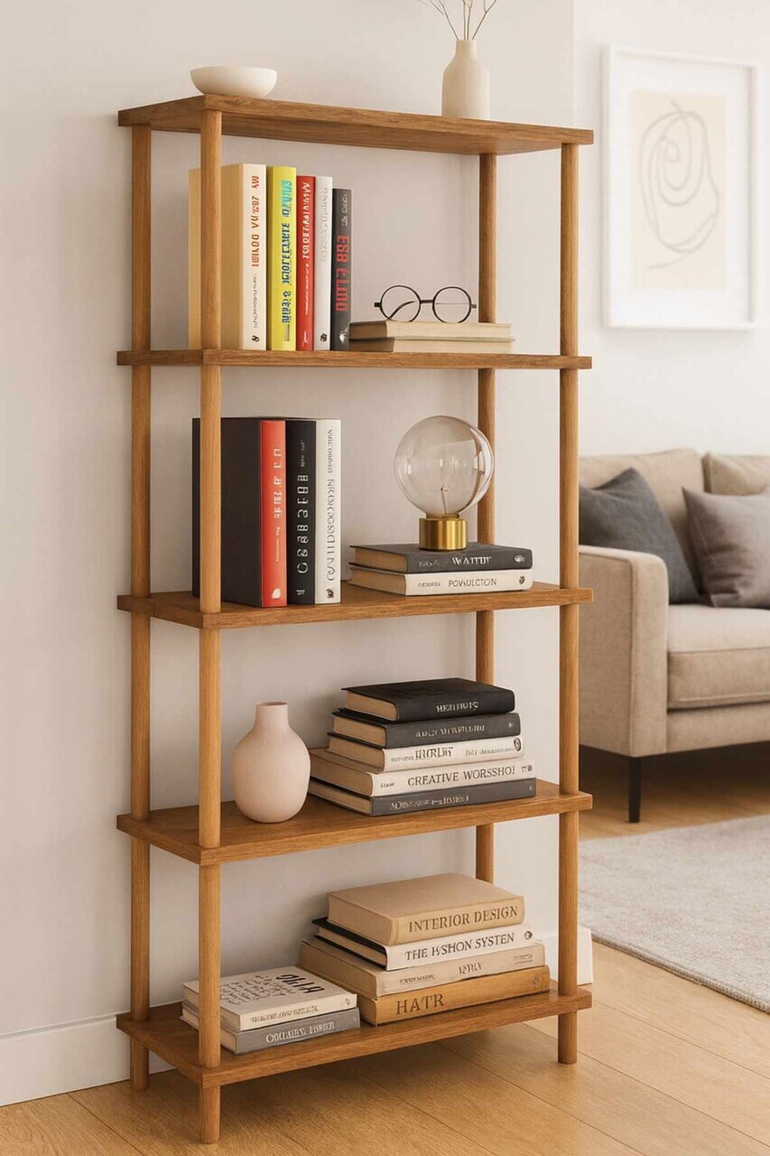 Corp biblioteca Hanah Home Pk261 60x136x25 cm PAL Pin