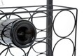 Carucior servire cu suport pentru vin Industry, Mauro Ferretti, 81.5x35x86 cm, fier