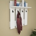 Cuier Carina, Puqa Design, 70x14.5x70 cm, alb