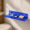 Raft de perete acrilic, Hanah Home, Vivid, 40x10x4 cm, Albastru