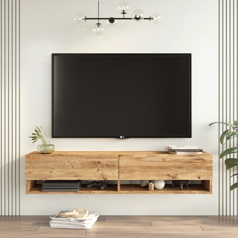 Comoda tv, locelso, fr11-a, 140x29.1x31.6 cm, maro