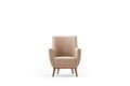 Fotoliu, Balcab Home, 825BLC2343, Lemn de carpen, Crem