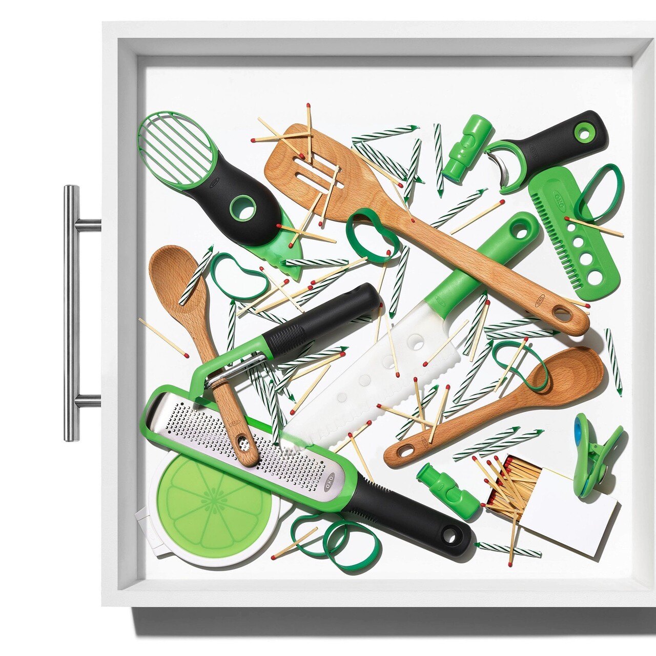 Organizator extensibil pentru sertar, plastic, 25-45,9 cm, "Good Grips" - OXO - imagine 15