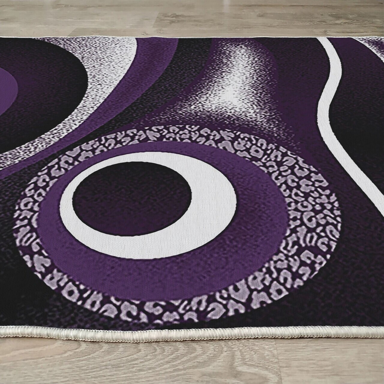 Covor, Woopamuk248, 120x180 cm, Bumbac/Poliester, Mov - view 6