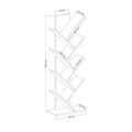 Corp biblioteca, Tuvalle, Tuval 066, 46x129.8x22 cm, Stejar / Alb