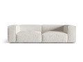 Canapea 4 locuri, Nuria-260, Micadoni Home, 250x110x72 cm, tesatura boucle, gri bej melange