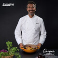 Oala cu capac 3.4 L, ORIGINI by Chef Nicolai Tand, Cooking by Heinner, 26x8 cm, aluminiu/ceramica, portocaliu degrade/gri