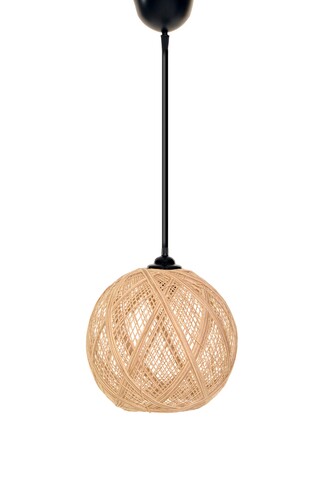 Lustra, 190 - ke, fullhouse, 24 x 55 cm, 1 x e27, 60w, maro/ecru