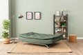 Canapea extensibila cu 3 locuri, Futon, 859FTN2895, Metal , Verde