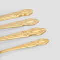 Set tacamuri pentru 6 persoane Manor, Homla, 24 piese, inox, auriu