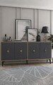 Consola, Olivia, Figora, Stejar safir / Antracit
