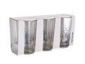 Set 3 pahare Lavender, Banquet, 230 ml, sticla