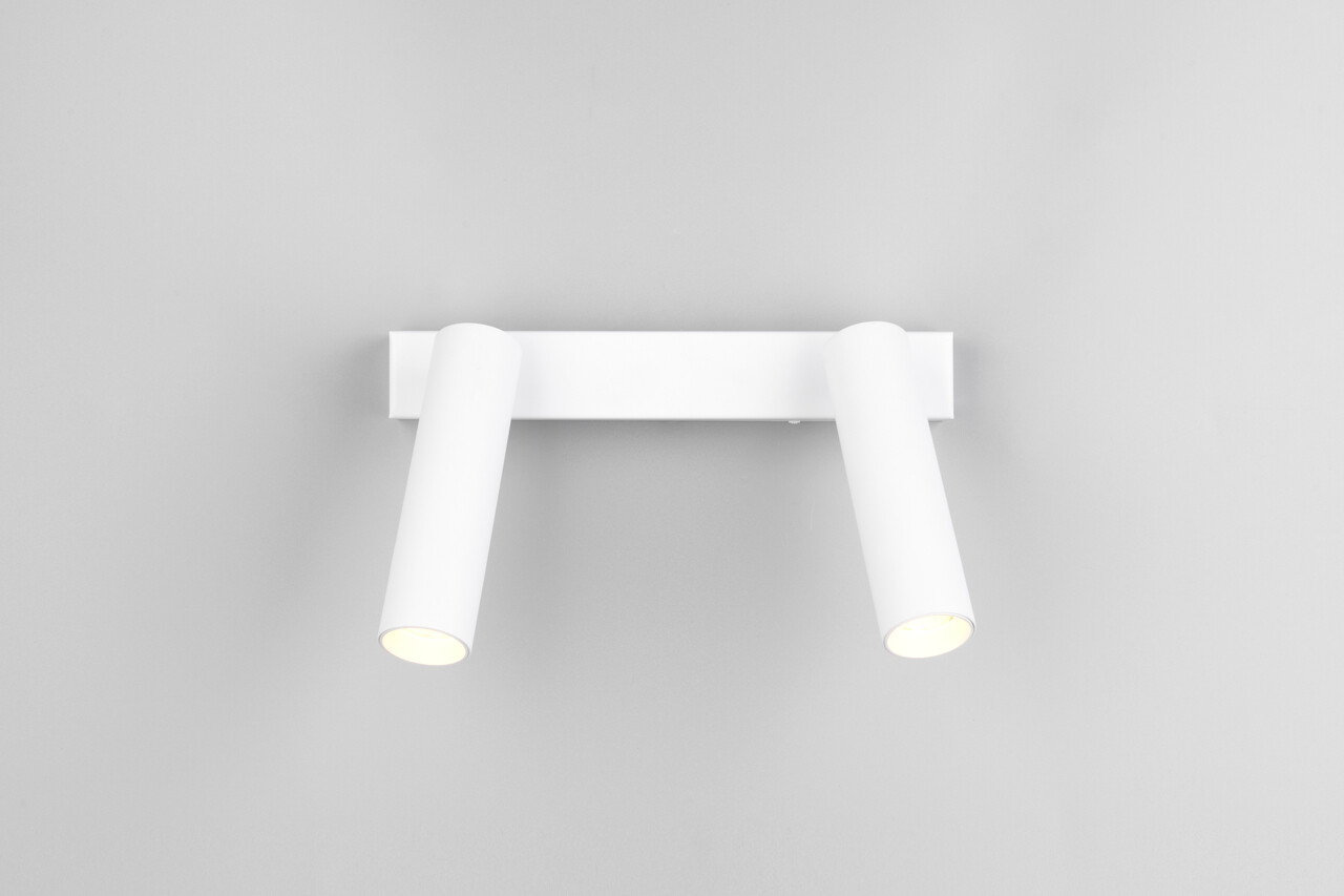 Plafoniera Ambala, TRIO, 26x13x17.5 cm, 5.5W, 2x SMD, metal, alb mat - 1 | YEO