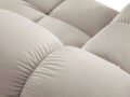 Modul stanga pentru canapea, 1 loc, Bellis-51, Micadoni Home, 94x94x70 cm, catifea, bej inchis