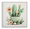 Tablou decorativ Cactus Jar -D, Mauro Ferretti, 40x40 cm, canvas/lemn de pin/plastic, multicolor