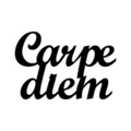 Decoratiune de perete, Carpediem 1, Metal, Dimensiune: 50 x 38 cm, Negru