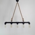 Candelabru Borulu Halat 6, All Design, metal, 90x80 cm, Black