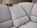 Coltar extensibil dreapta 3 locuri ELTAP, RT-04GO, Siber, 270x186x93 cm, lemn/poliester, gri deschis