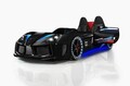 Pat pentru copii Car, Musvenus, Mnv3, 130x60x235 cm, Multicolor