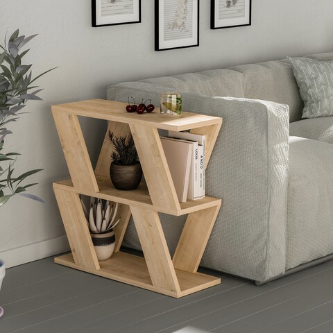 Masuta de cafea Lazena, Decortie, 60x22x57 cm, natural Masute living