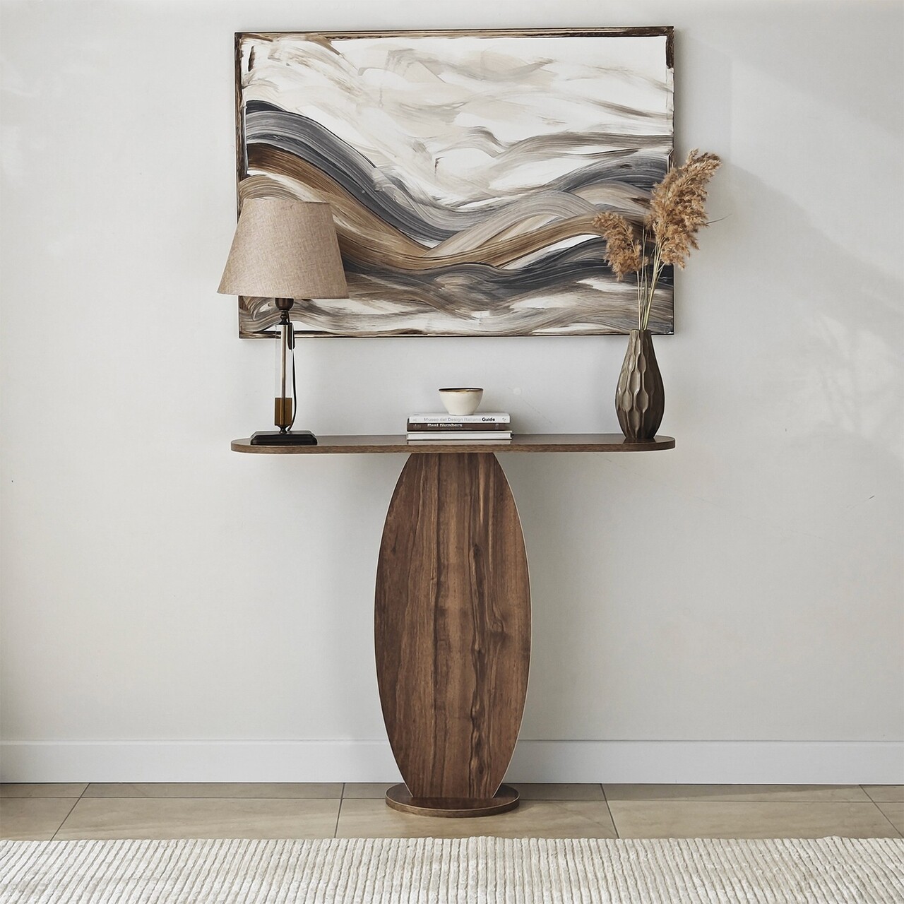 Dulap, Neostill, Ellittica, 100x81x30 cm, PAL, Maro - 1 | YEO