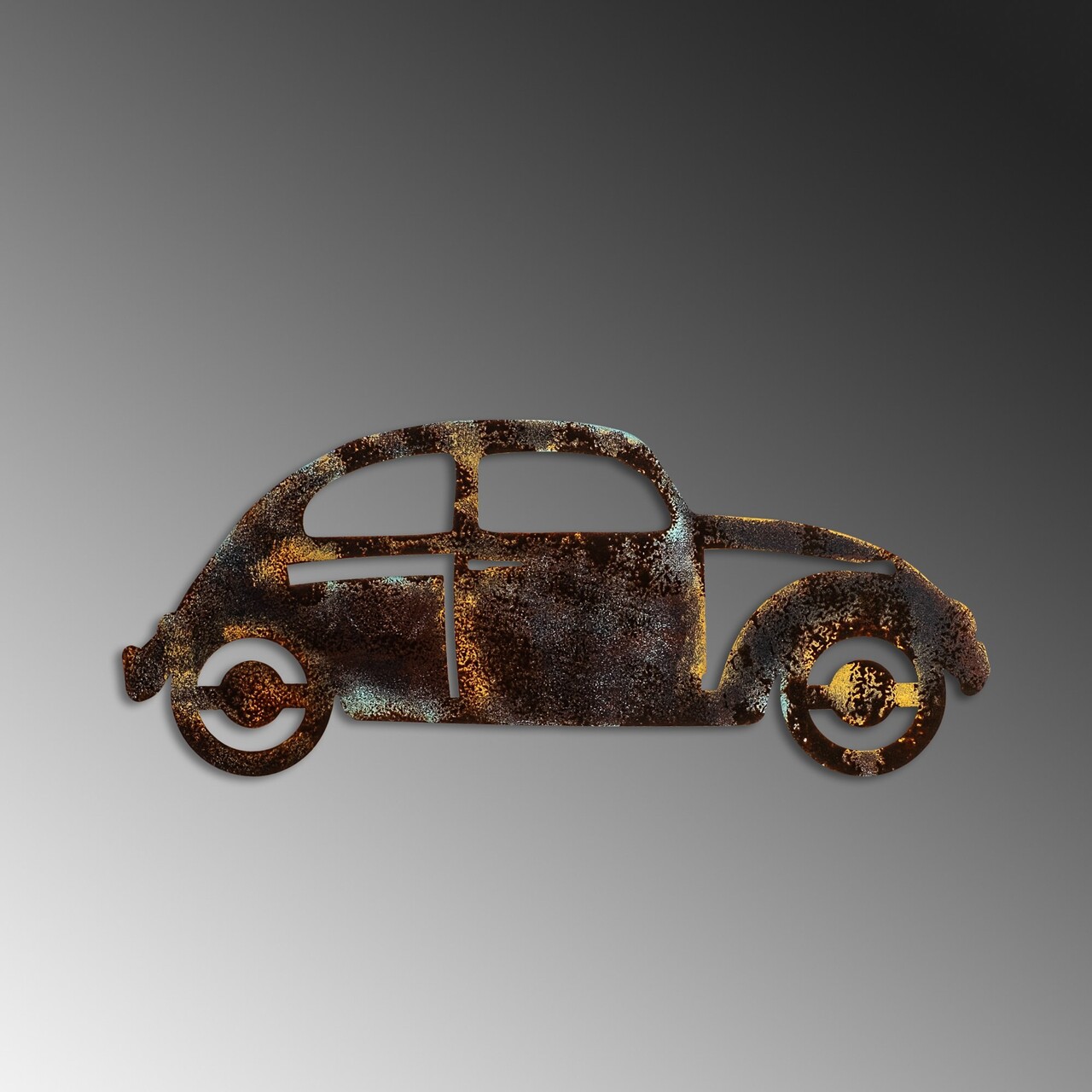 Decoratiune de perete, Car 18, Lățime: 50 cm Înălțime: 20 cm Adâncime: 1,5 cm, Multicolor - view 5