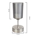 Veioza Modelight-ASZ.1085, 10x30 cm, 1 x E27, 60 W, argintiu