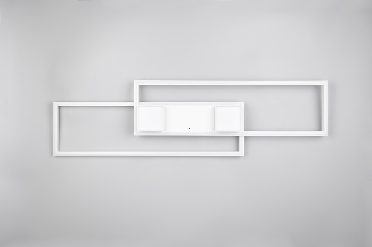 Plafoniera Albany, TRIO, 100x28x8 cm, 37W, 1x SMD, aluminiu, alb mat