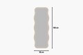 Oglinda decorativa, Siam, Aror, 50x160x2.2 cm, Nisip