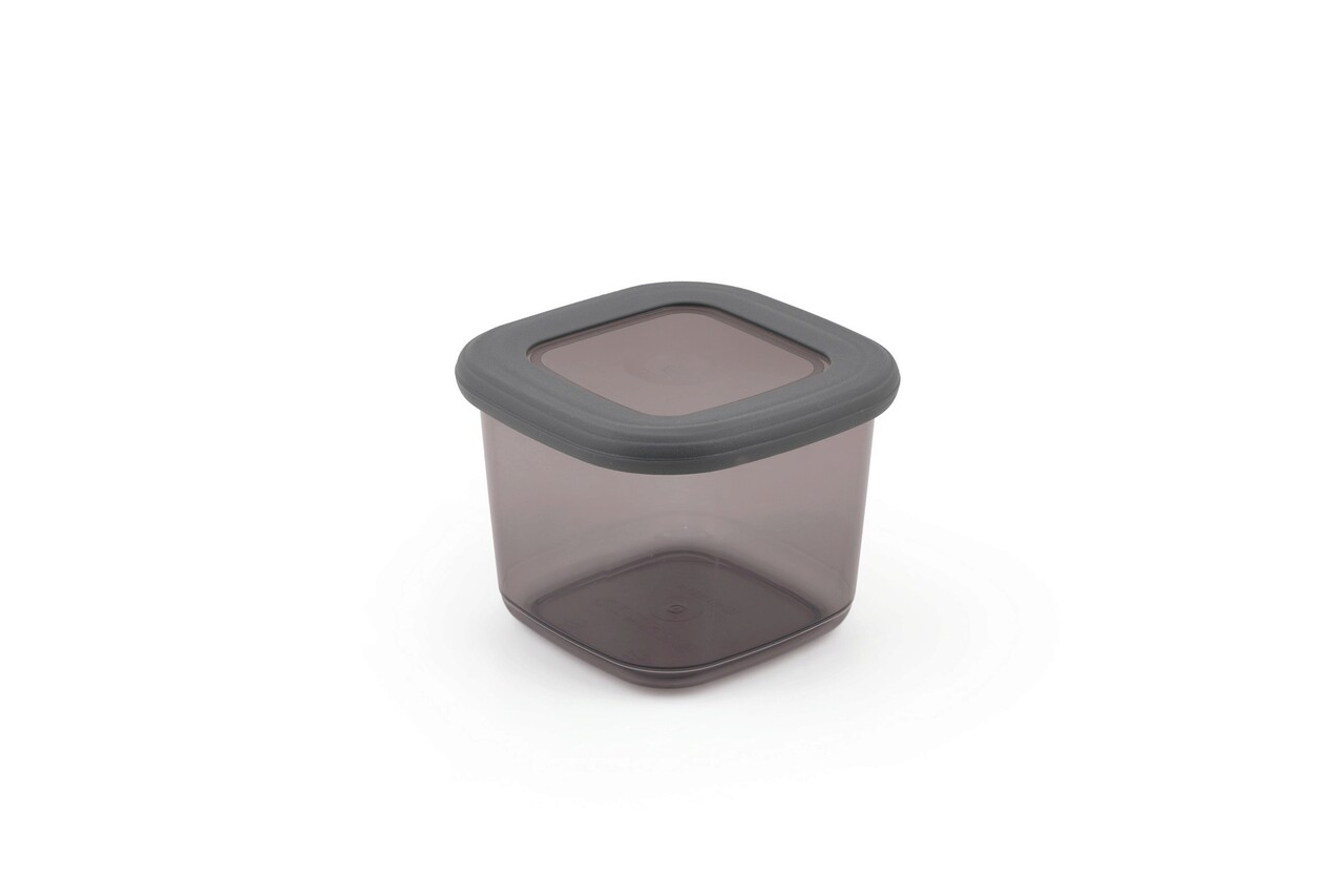 Set recipiente depozitare, Hermia, 964FRM1108, Dimensiune: 10 x 10 x 16,5 cm / 1200 ml (3 bucăți), Antracit - view 6