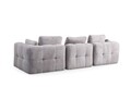Coltar, Atelier del Sofa, 560ARE4121, Lemn de fag / PAL, Gri deschis