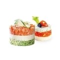 Set 2 forme pentru modelare mancaruri si deserturi Grand Chef, Tescoma, 7.5 si 10.5 cm, inox, argintiu