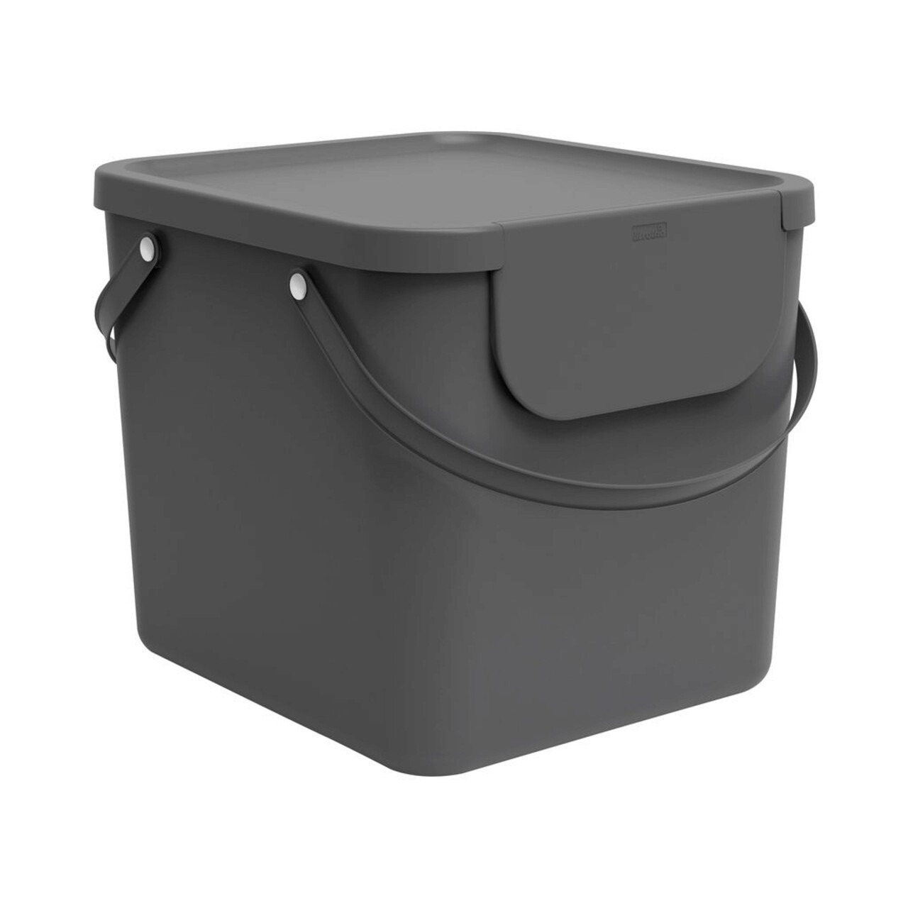 Cos De Gunoi Pentru Colectare Selectiva Albula, Rotho, 40 L, Plastic, Antracit