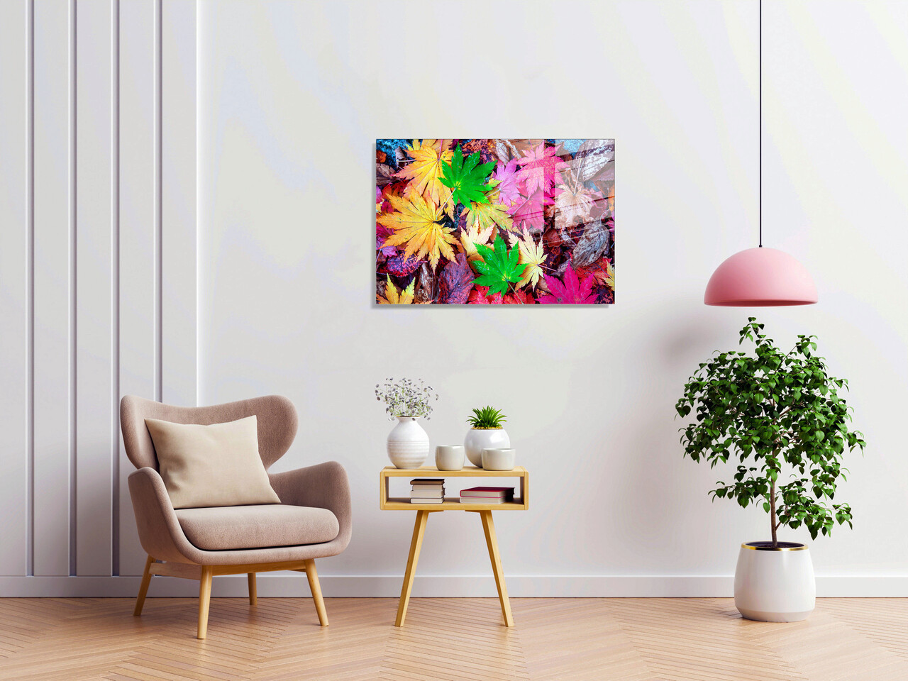 Tablou decorativ, 1265, Sticla temperata, Dimensiune: 45 x 65 cm, Multicolor - 1 | YEO