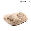 Aparat de masaj pentru picioare InnovaGoods, 30x30x7 cm, cu baterii, grej
