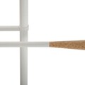 Suport haine, Versa, Galan Blanco, 44 x 108 cm, metal/lemn de pin, alb
