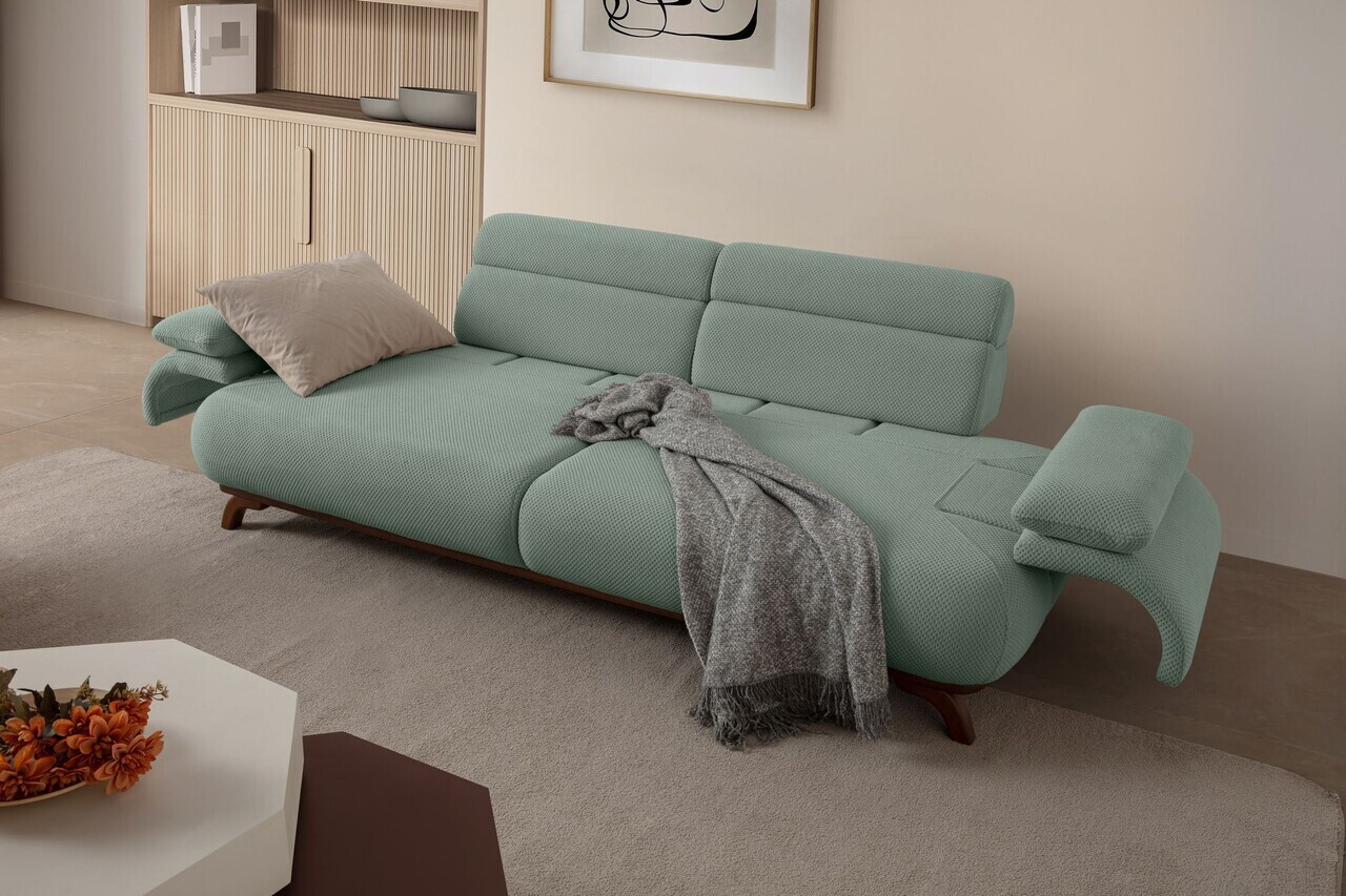 Canapea 3 locuri, Atelier del Sofa, 752EST1150, Lemn de carpen/PAL melaminat, Verde - view 4