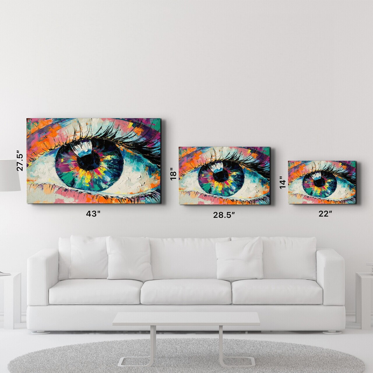 Tablou decorativ, CAM-5047, Dimensiuni: 46 x 72 cm, Multicolor — imaginea 6