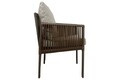 Set gradina/terasa 5 piese, My Interior, Otto, rattan/aluminiu, maro