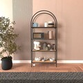 Corp biblioteca, Caliente, Mona 80, Negru / Pin Atlantic