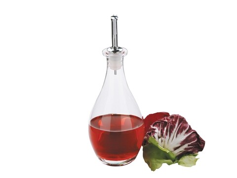 Recipient pentru otet, excelsa, 350 ml, sticla/silicon